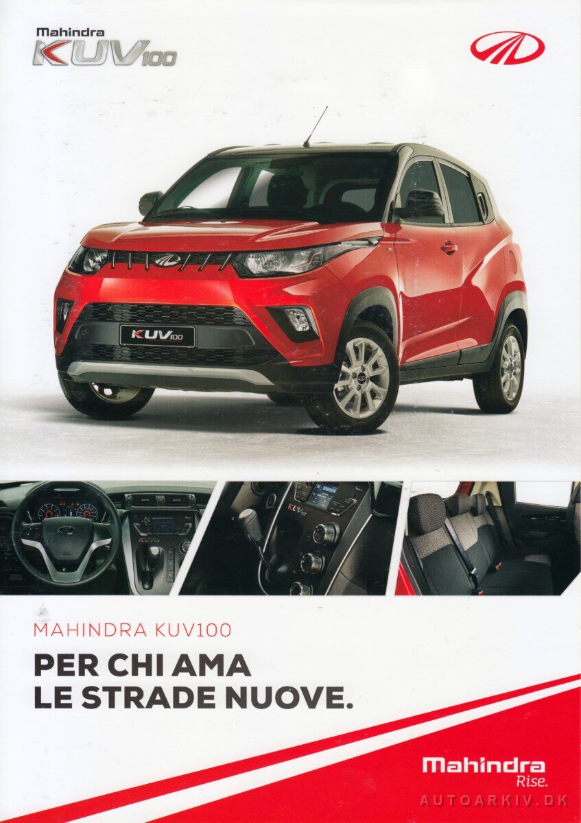 MAHINDRA bilbrochure, auto katalog, auto prospekt, automobile